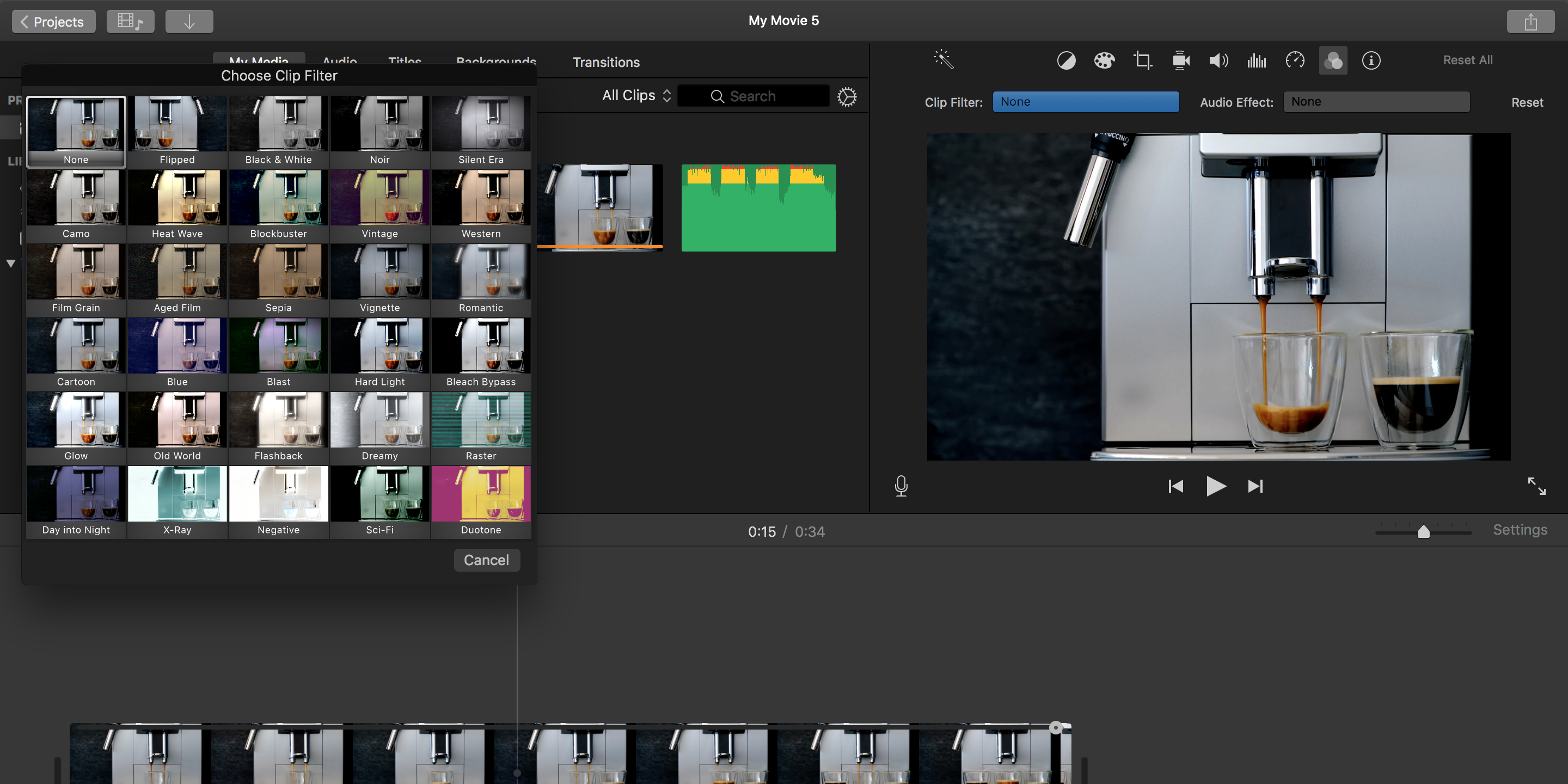 add filter video mac - Come modificare i video su un Mac