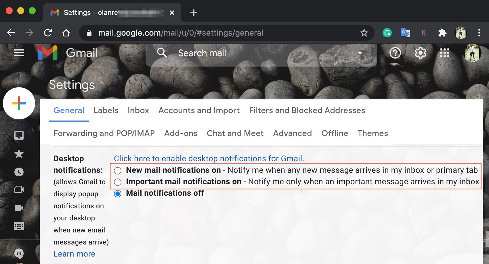 Sie erhalten keine Benachrichtigungen in Google Chrome? Hier sind 10 Korrekturen zum Ausprobieren - gmail notification settings