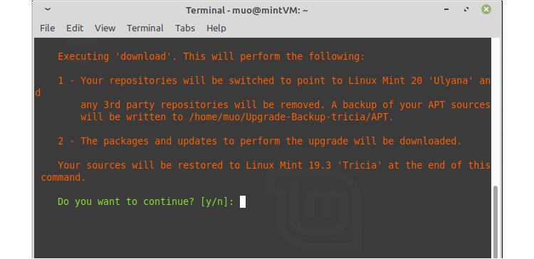 linux mintupgrade download 1 - Come aggiornare da Linux Mint 19.3 a Mint 20