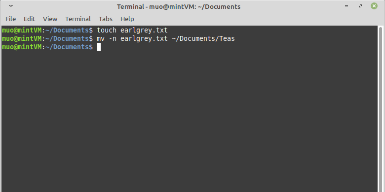 mv command n option - Come spostare i file Linux con il comando Mv