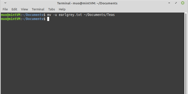 mv command update - Come spostare i file Linux con il comando Mv