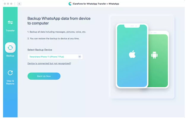 tenorshare 3 - Come trasferire WhatsApp da Android a un iPhone 12