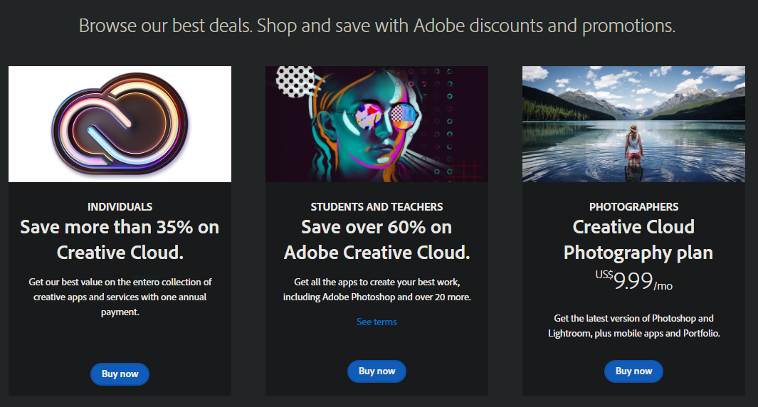 Adobe CC Deals - Non c’è bisogno di piratare: 9 app popolari che puoi usare gratuitamente oa basso costo
