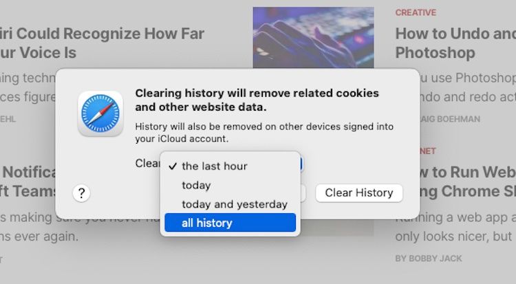 Clear Safari browsing history - Come ripristinare Safari alle impostazioni predefinite sul tuo Mac