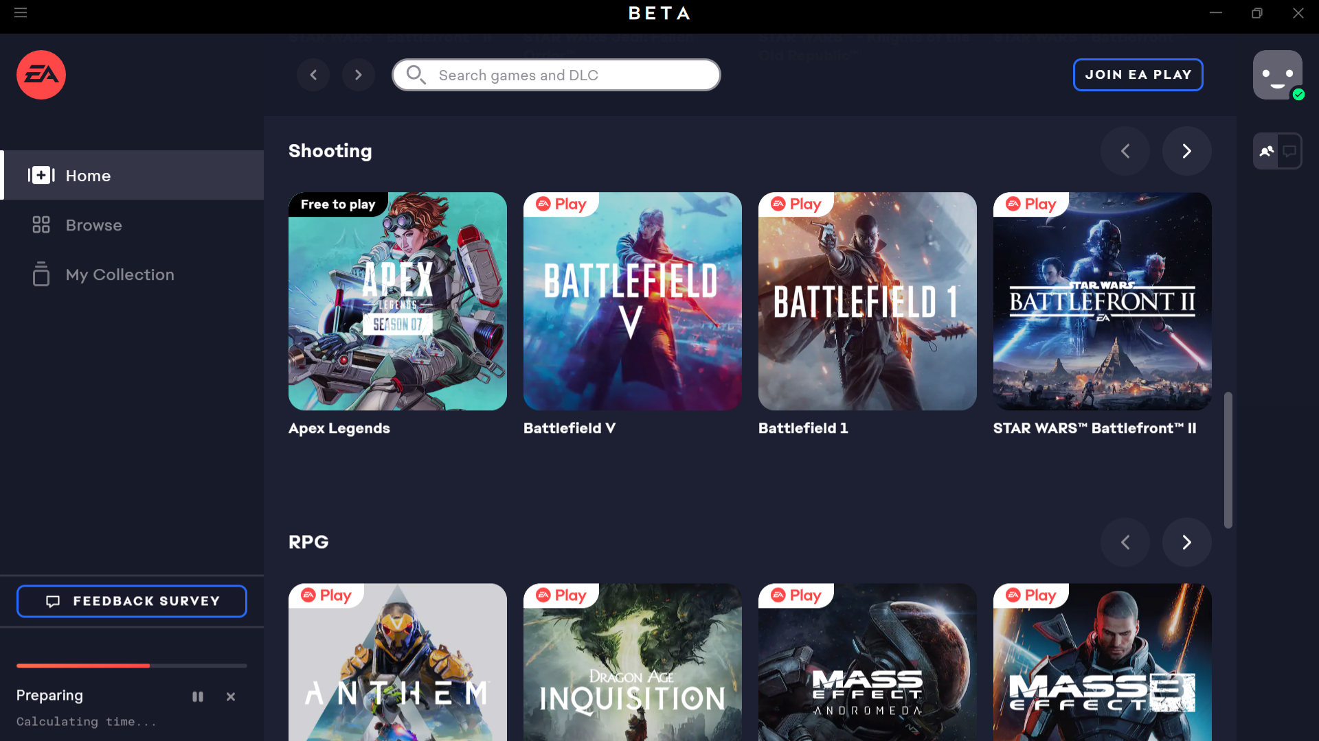 EA Play Home 1 - Cos’è EA Desktop e come si confronta con EA Origin?