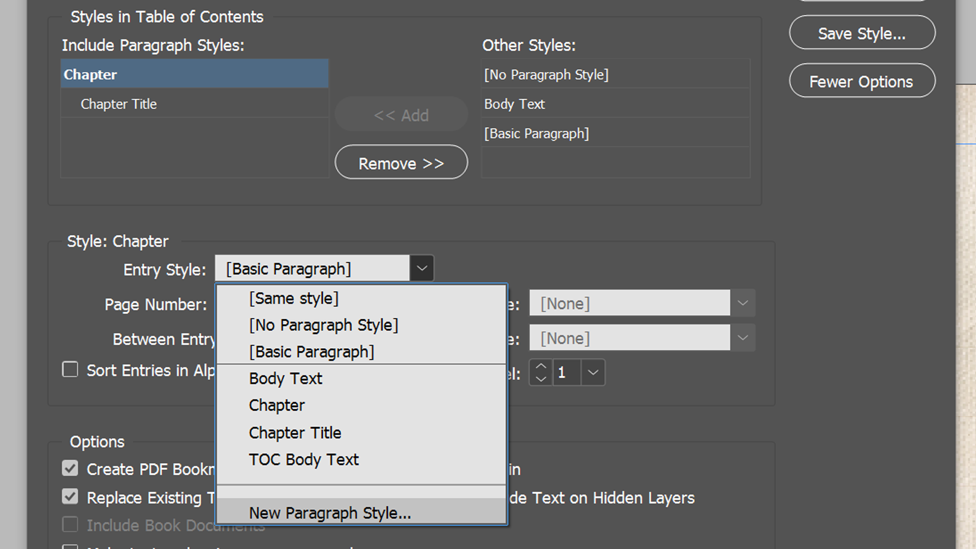 InDesign contents page new paragraph style - Come creare un sommario in InDesign