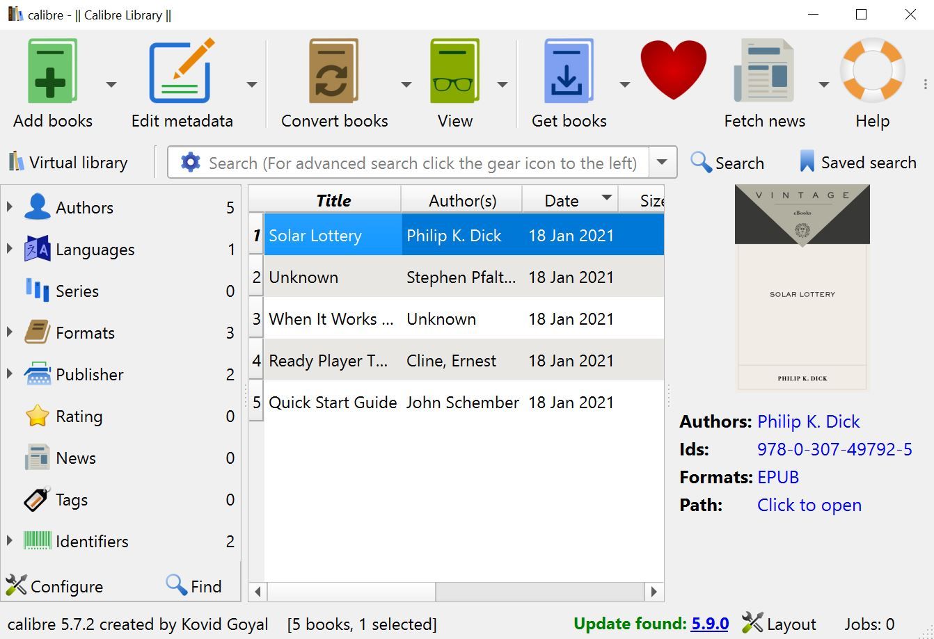 calibre app - 4 modi per convertire qualsiasi formato di file di ebook per Amazon Kindle