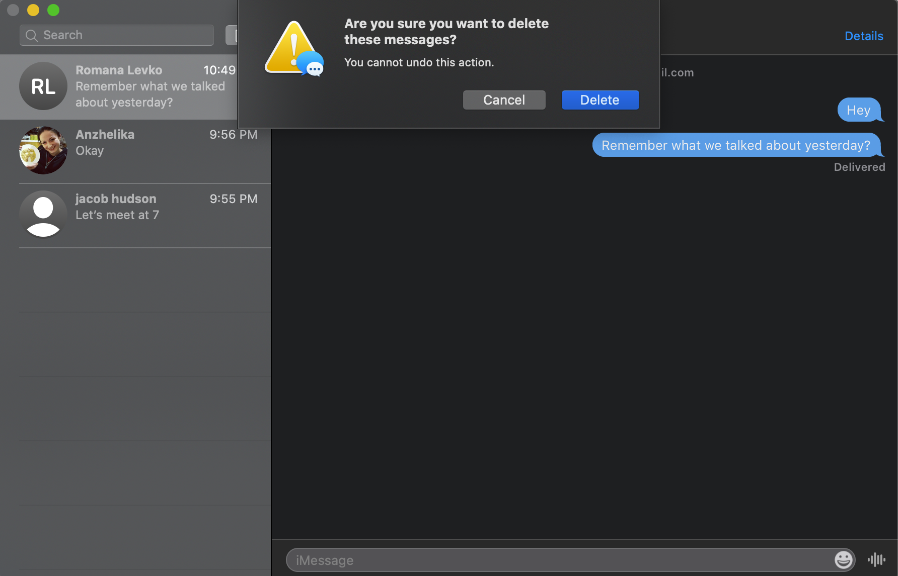 deleting multiple messages on mac - Come eliminare iMessage sul tuo Mac