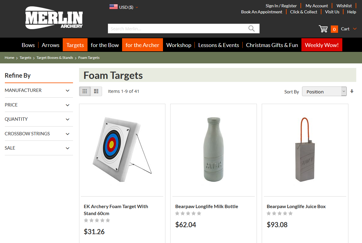 merlin archery online store - I 7 migliori negozi online di attrezzatura per tiro con l’arco