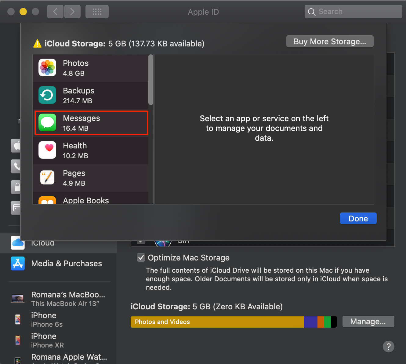 messages on icloud - Come eliminare iMessage sul tuo Mac