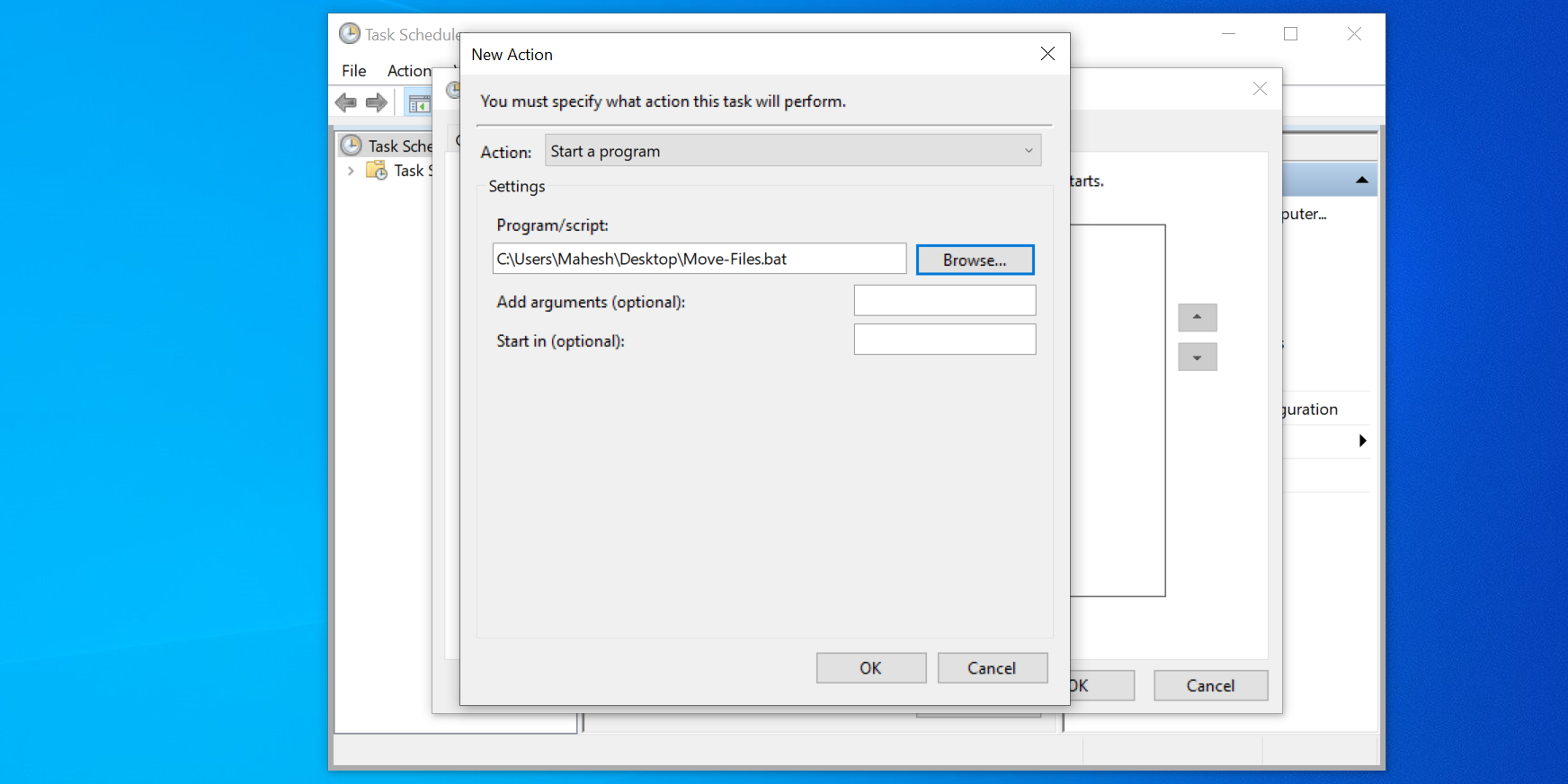schedule move files windows - Come spostare automaticamente i file da una cartella all’altra su Windows e Mac