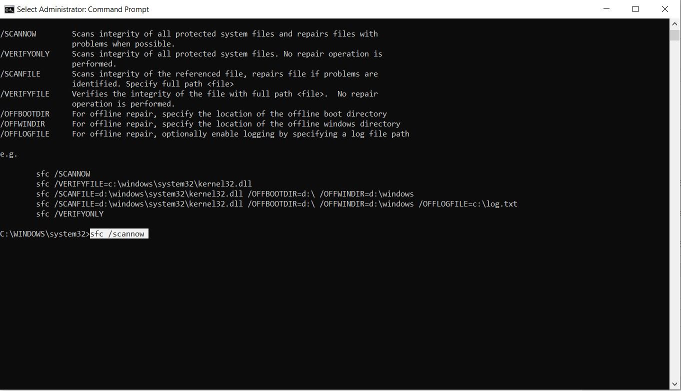 sfc command windows 10 cmd - Come correggere l’errore 0xc00007b in Windows
