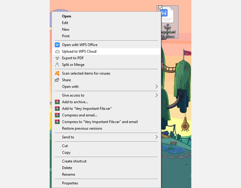 upload file to wps cloud screenshot - Guida introduttiva a WPS Office: come migrare da Microsoft