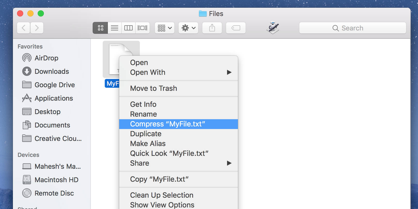 zip large files mac - Come comprimere file su un Mac