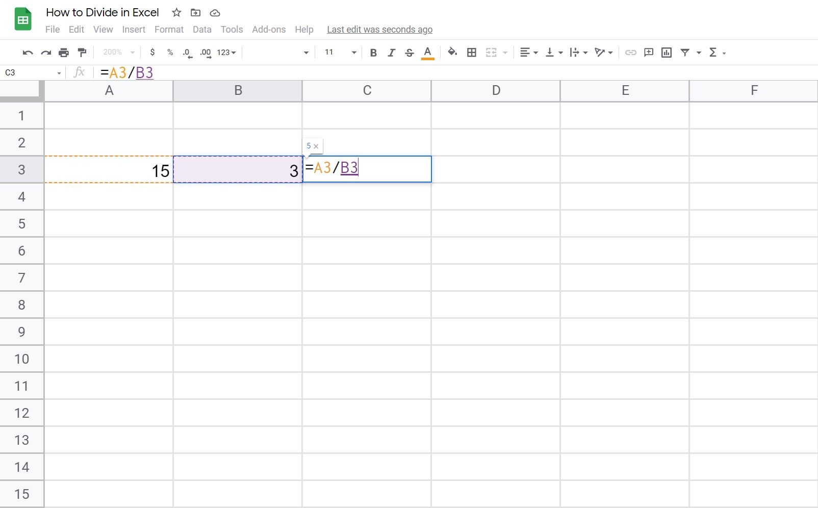 - Come dividere in Excel