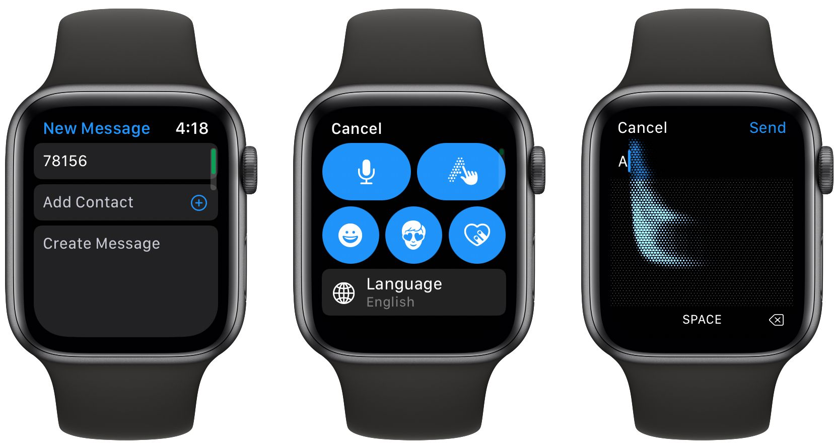 apple watch scribble messages - Come scrivere brevi messaggi sul tuo Apple Watch con Scribble