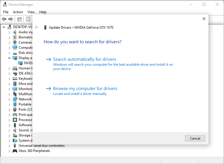 device manager update drivers - Come utilizzare Driver Verifier per correggere gli errori comuni dello schermo blu in Windows 10