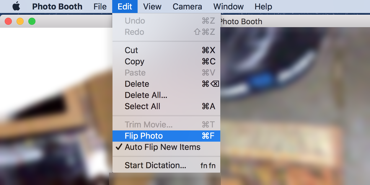 flip photos photo booth - 4 modi per capovolgere le foto su macOS