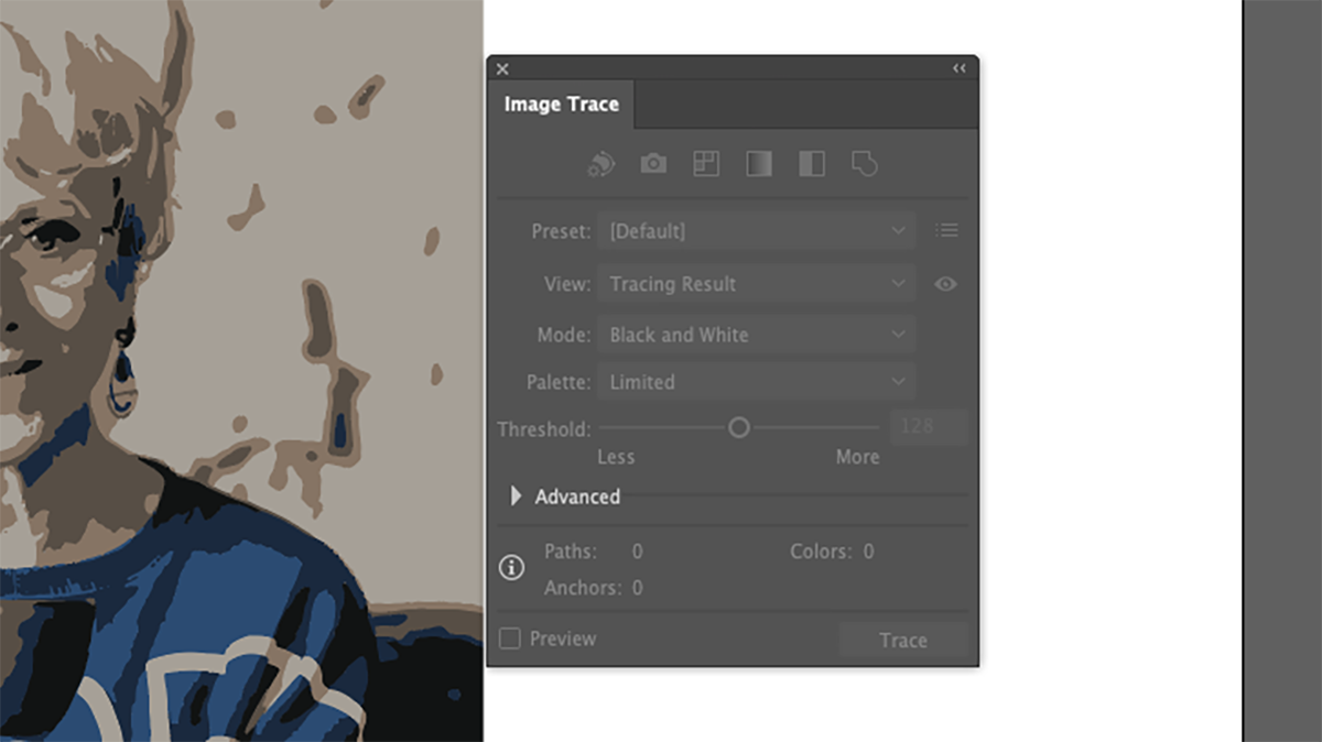 illustrator image trace window - Come tracciare un’immagine in Adobe Illustrator