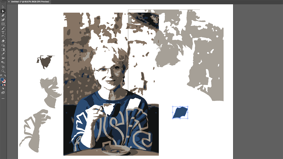 illustrator traced image as separate parts - Come tracciare un’immagine in Adobe Illustrator