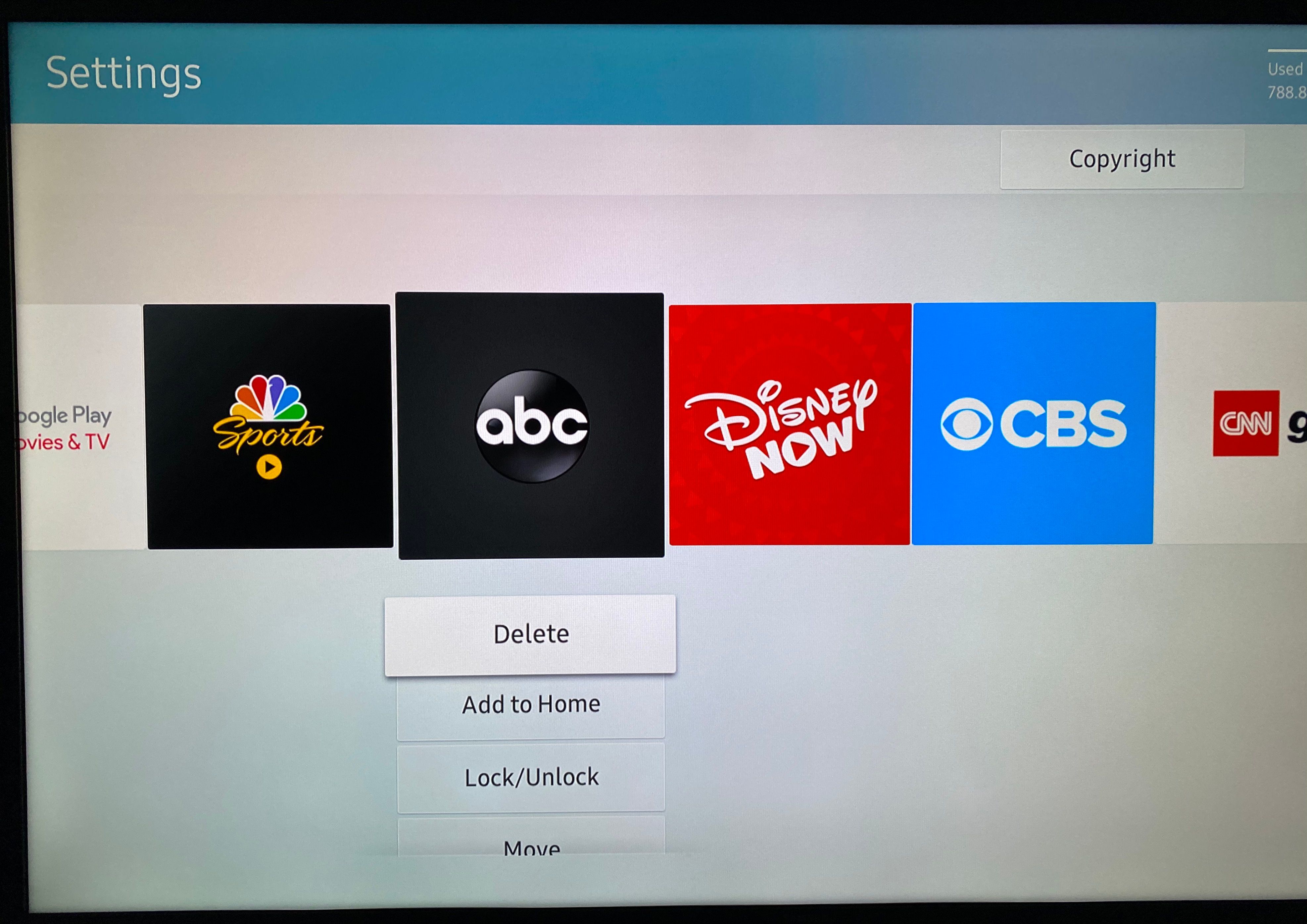 02 Samsung TV Delete App - Come eliminare le app sulla tua Smart TV Samsung