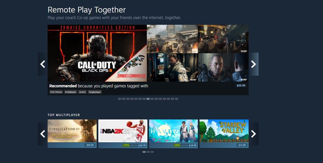 Compatible Remote Play Together Games - Come utilizzare la funzione Remote Play Together di Steam