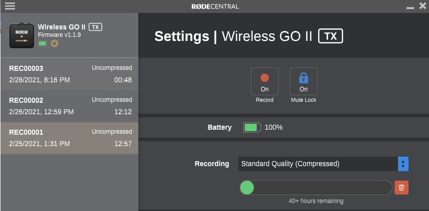 Main App Compressed Audio - Rode Wireless Go II Review: più di un aggiornamento. È un punto di svolta