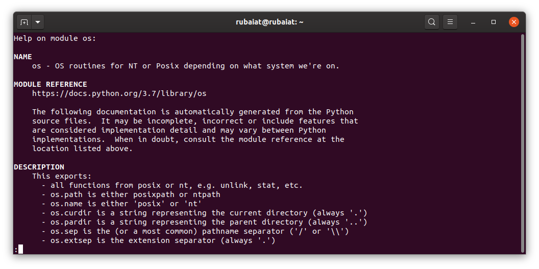 python os system documentation - Cos’è il modulo del sistema operativo di Python e come lo usi?