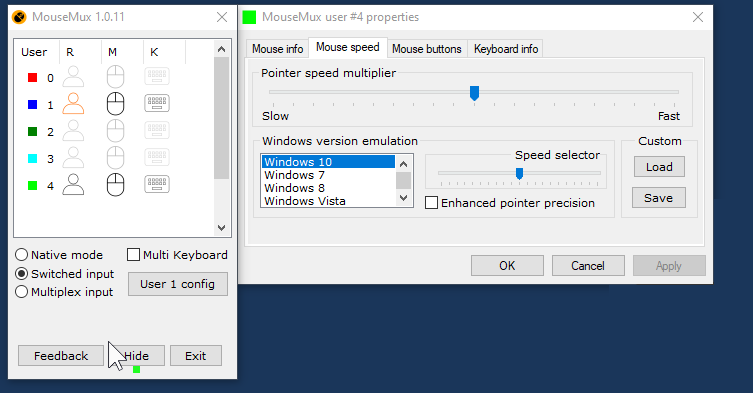 MouseMux Windows Multiple Mice